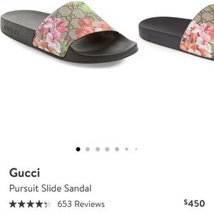 Gucci Pursuit sandal slides